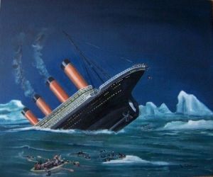 Voir le détail de cette oeuvre: Le naufrage du titanic